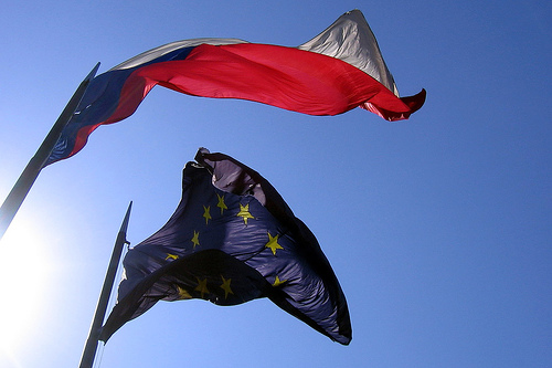 Czech & EU Flags por Vlastula